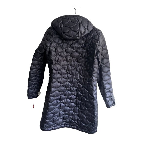 Mountain Hardwear Womens Nitrous Hooded Down Parka Small Black Down Puffer - Picture 2 of 7